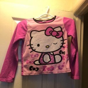 Hello Kitty size 10 girl's pajama shirt